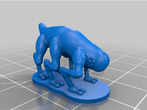 izleme canavarlar dışlanmış Tekumel 3d print model - Mito3D