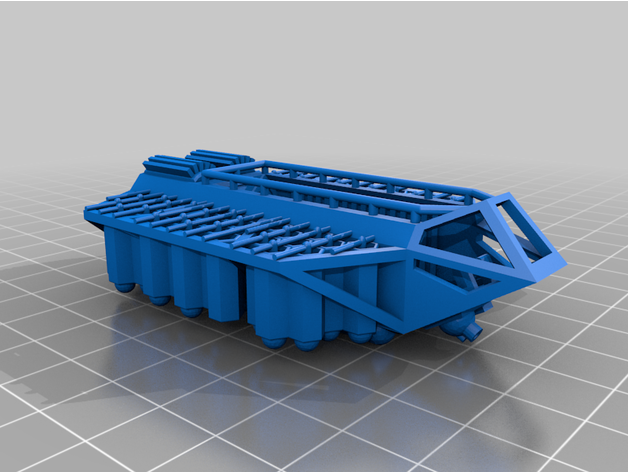 shunned bomber tekumel 3D print model - Mito3D
