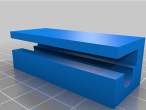 Gefrierschrank Glas Regal Clip 3d print model - Mito3D