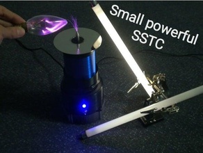 small musical solid tesla coil sstc 3d print model - Mito3D