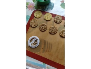 fantastico biscotto taglierina cookiecutter frese fantastic4 3d print model - Mito3D