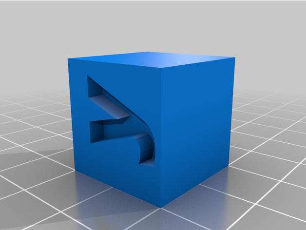 cubo calibrazione 20mm 3D print model - Mito3D
