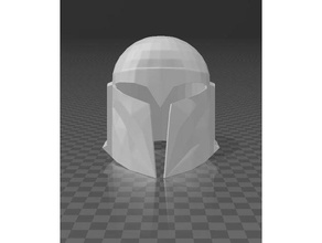 poli modello Bokatan casco Schermo mandalorian stella guerre 3d print model - Mito3D