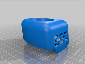 remezclar colmillo ventilador conducto ender 3 v2 3d print model - Mito3D