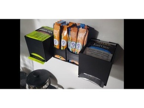 magnetic tea drink mix holder container magnet teabag 3d print model - Mito3D