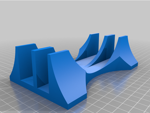 vertical laptop holder - parameterized 3d print model - Mito3D