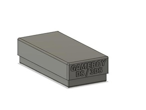 Gameboy ds 3ds espace rangement boîte 3d print model - Mito3D