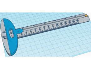 caliper - 15 cm 6 inch measurement tool precision 3d print model - Mito3D