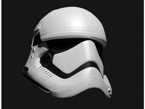 star wars stormtrooper helmet multi-material dual extruder boba fett color extrusion multimaterial starwars storm trooper 3d print model - Mito3D