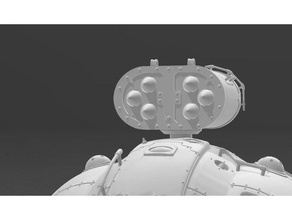 imperial Guerreiro míssil vagem 3d print model - Mito3D