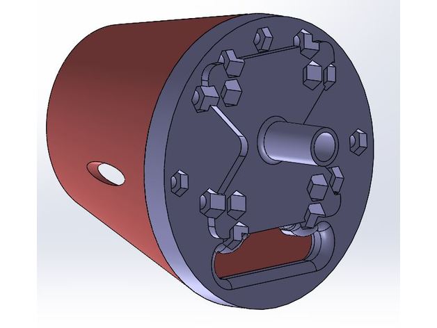 mini talon pro motore montare v2 3D print model - Mito3D
