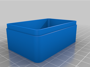 basit depolama Kutu konteyner küçük parçalar 3d print model - Mito3D