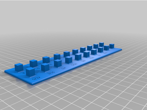 1 4 manejar enchufe organizador herramientas 14 3d print model - Mito3D