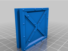 zombicide invader wall prototypes boardgame accessories 3d print model - Mito3D