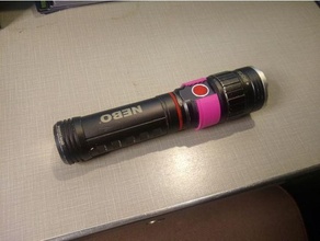 nebo slyde+ power button guard accessory flashlight slyde 3d print model - Mito3D