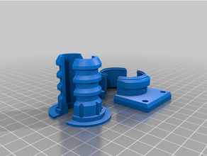 ghostbusters proton pack hose connector 3d print model - Mito3D