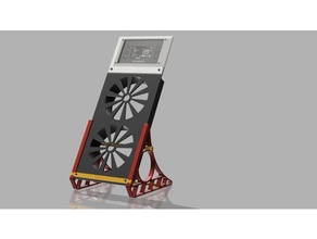 ac infinity airplate t7 dual fan stand thermostat 2 mount acinfinity thermostat2 3d print model - Mito3D