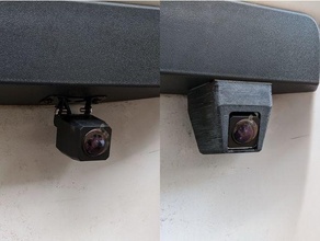 backup reverse camera cover car caravan dashcam shroud sprinter van 3d print model - Mito3D