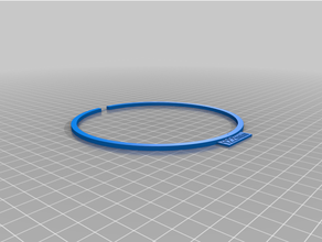 Barebow Bogenschießen Inspektion Ring 3d print model - Mito3D
