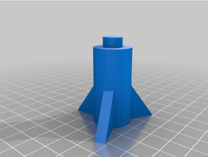 mini roket 3d print model - Mito3D