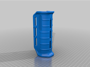 nerf rival saturn pump grip 3d print model - Mito3D