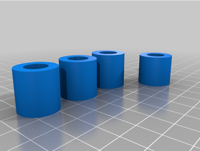 silikon stil yatak tesviye sütunlar Creality 3d print model - Mito3D