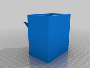 beyaz tahta işaretleyici Kulp destek konteyner 3d print model - Mito3D