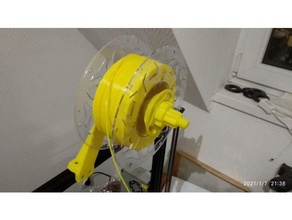 spool holder threaded rod anett a8 anet filament 3d print model - Mito3D