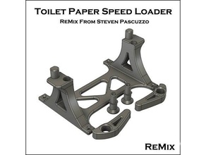 toilet paper speed loader - splitted parts 3d print model - Mito3D