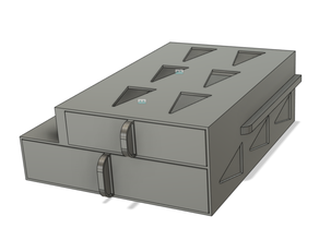 double tiroirs créalité ender 3 pro 3d print model - Mito3D