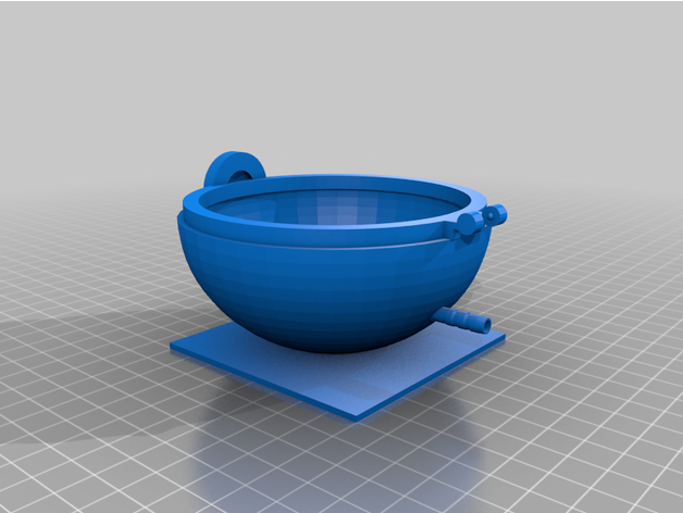 pokeball aquarium ornement 3D print model - Mito3D