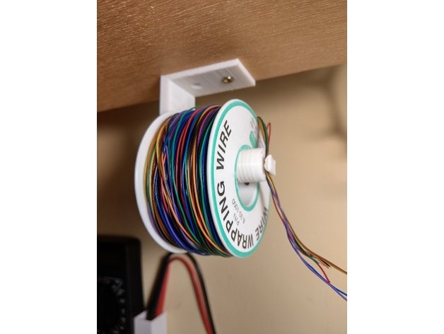 câble bobine titulaire soutien pvc 3D print model - Mito3D