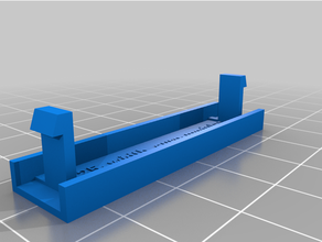 quarter width euro modular apagamento prato 3d print model - Mito3D