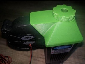 Luft helfen Laser Fokus 3d print model - Mito3D