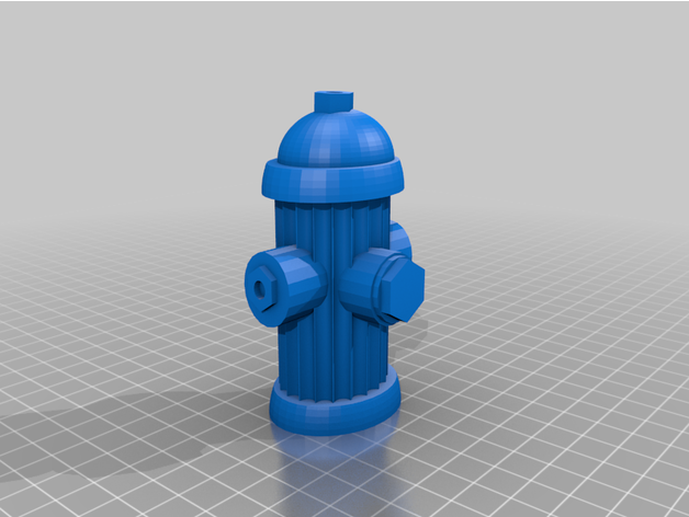 bouche d'incendie 3D print model - Mito3D