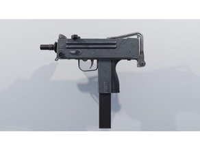 mac 10 devoir noir opérations froid guerre morue csgo pistolet armes feu Mac mac10 moderne Warfaire zone arme 3d print model - Mito3D