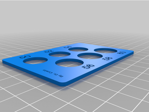 anillo Talla medición herramienta métrico 3d print model - Mito3D