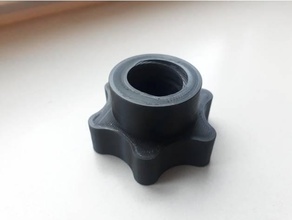 dumbell nut replacement 3d print model - Mito3D