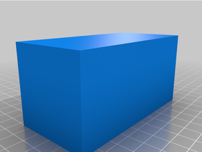 solid rectangle 3d print model - Mito3D