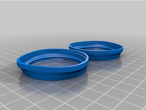 oculus prescription lens adaptor remix depth reducion 3d print model - Mito3D
