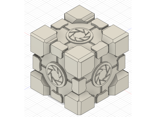 portal açıklık küp 3D print model - Mito3D