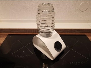 fluxo refrigerante cristal garrafa boné suporte cozinha organizador 3d print model - Mito3D