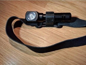 manker e02 ii headband holder flashlight 3d print model - Mito3D
