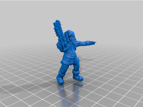 plazma madde minyatür Noel Baba Warhammer 40k 3d print model - Mito3D
