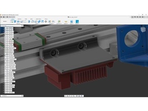 mks Mosfet Halter Unterstützung Aluminium Profil am8 Halterung Aktualisierung Netz a8 Fall Mantel montieren 3d print model - Mito3D