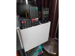 tv remote holder 3d print model - Mito3D