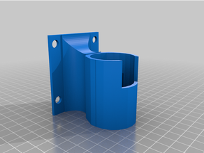 halterungen Rowenta force biegen Halter Unterstützung Vakuum Reiniger Mauer montieren 3d print model - Mito3D