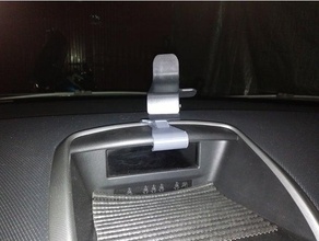 peugeot 207 pelota articulación soporte acortar teléfono GPS coche vehiculo auto montar smartphone 3d print model - Mito3D