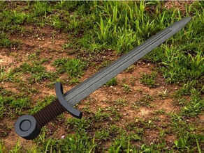 cavaliere spada genere Lego minifigure armatura mattone compatibile minifig medievale arma 3d print model - Mito3D