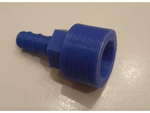 rubinetto m24x1 tubo flessibile 8mm adattatore 3d print model - Mito3D
